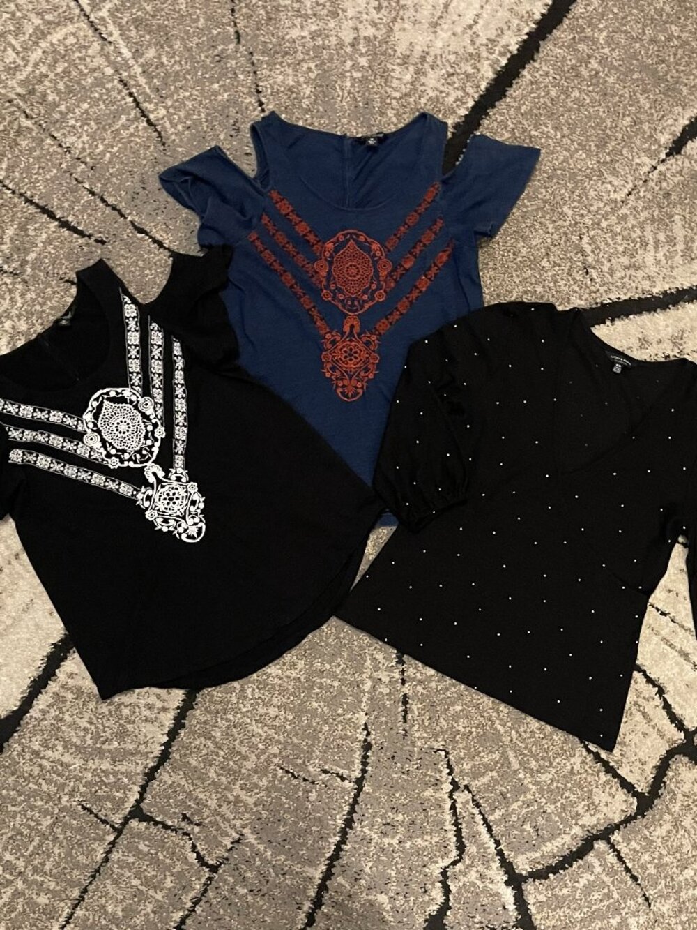 Set of 3 Women's Size Medium Lucky Tops